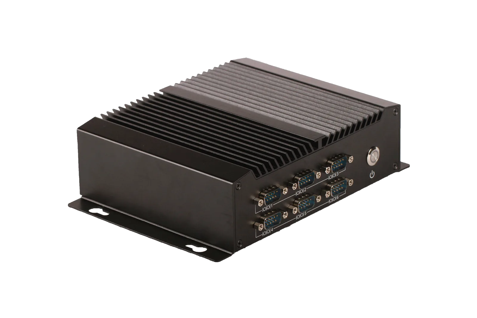 PC-GS31N97MVA - Góc nhìn nghiêng phía sáu đầu nối DB9