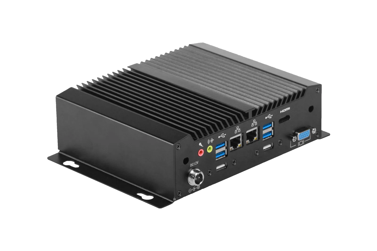 PC-GS31N97MVA - Góc nhìn chéo mặt USB, mạng và hiển thị