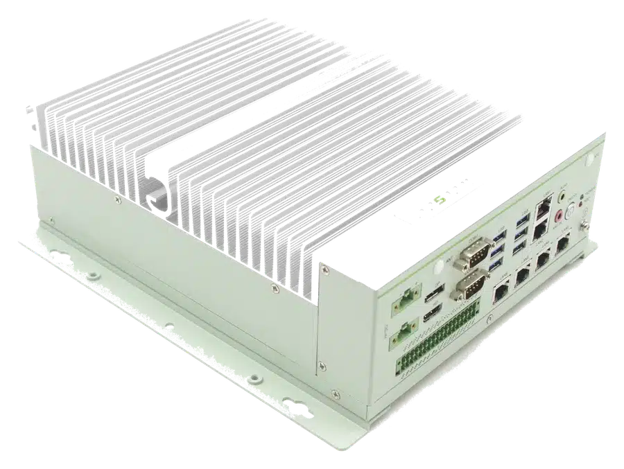 PC-GS6277A - Góc nhìn tổng thể cụm I/O và vỏ tản nhiệt